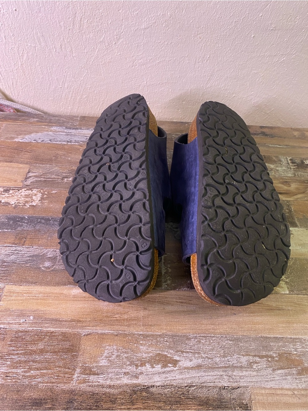 Birkenstock Arizona Double Strap Black Leather Sandals - Picture 8 of 9